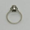 Bague or gris, sertie platine, solitaire diamant taille ancienne, 1920-30. – Image 3