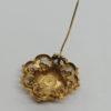 Broche en or rosé et vert, ajourée et demi-perle fine, vers 1880. – Image 3