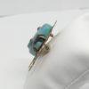 Broche poisson en céramique, et monture en laiton, originale, 1940-50. – Image 3