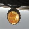 Broche-pendentif en laiton, cuivre et camée coquillage, 1940-60. – Image 4