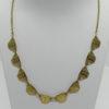 Collier laiton, plaqué or, modèle typique Art Déco, vers 1925. – Image 2