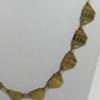 Collier laiton, plaqué or, modèle typique Art Déco, vers 1925. – Image 3