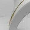 Collier laiton, plaqué or, modèle typique Art Déco, vers 1925. – Image 4