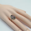 Bague argent, améthyste et marcasites naturelles, vers 1920. – Image 5