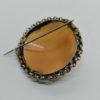 Broche argent/vermeil rosé, camée représentant une scène champêtre et romantique, vers 1900. – Image 4