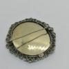 Broche argent, contour filigrané, avec portrait miniature, vers 1900-20. – Image 3
