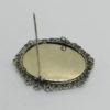Broche argent, contour filigrané, avec portrait miniature, vers 1900-20. – Image 4