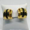 Boucles d'oreilles, clip, gros modèle période Tank, vers 1940-50.