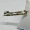 Broche/barette, en vague, avec pavage de strass blanc, 1930. – Image 3