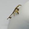 Broche, plaqué or, libellule, vers 1930-40. – Image 3