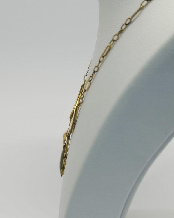 Collier, avec trois couleurs, de forme géométriques, Art Déco. – Image 3