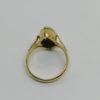 Bague en or jaune, avec roses de diamants et cabochon d'améthyste, 1920. – Image 3