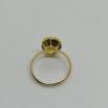 Bague en or jaune, corbeille ajourée et citrine ambrée, vers 1950-60. – Image 3