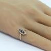Bague en or rosé, petite marquise saphir doublet et demi-perles fines, 1900. – Image 5