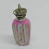 Flacon à sels ou de pâmoison, argent/vermeil et opaline peinte, Napoléon III. – Image 2