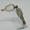 Paire de lunette de lecture pliante, argent/vermeil, avec décor, vers 1880. – Image 5